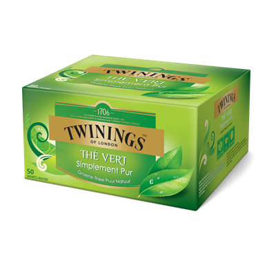 The vert simplement pur 50 sachets twinnings