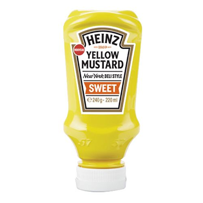 Yellow mustard sweet heinz 220 ml